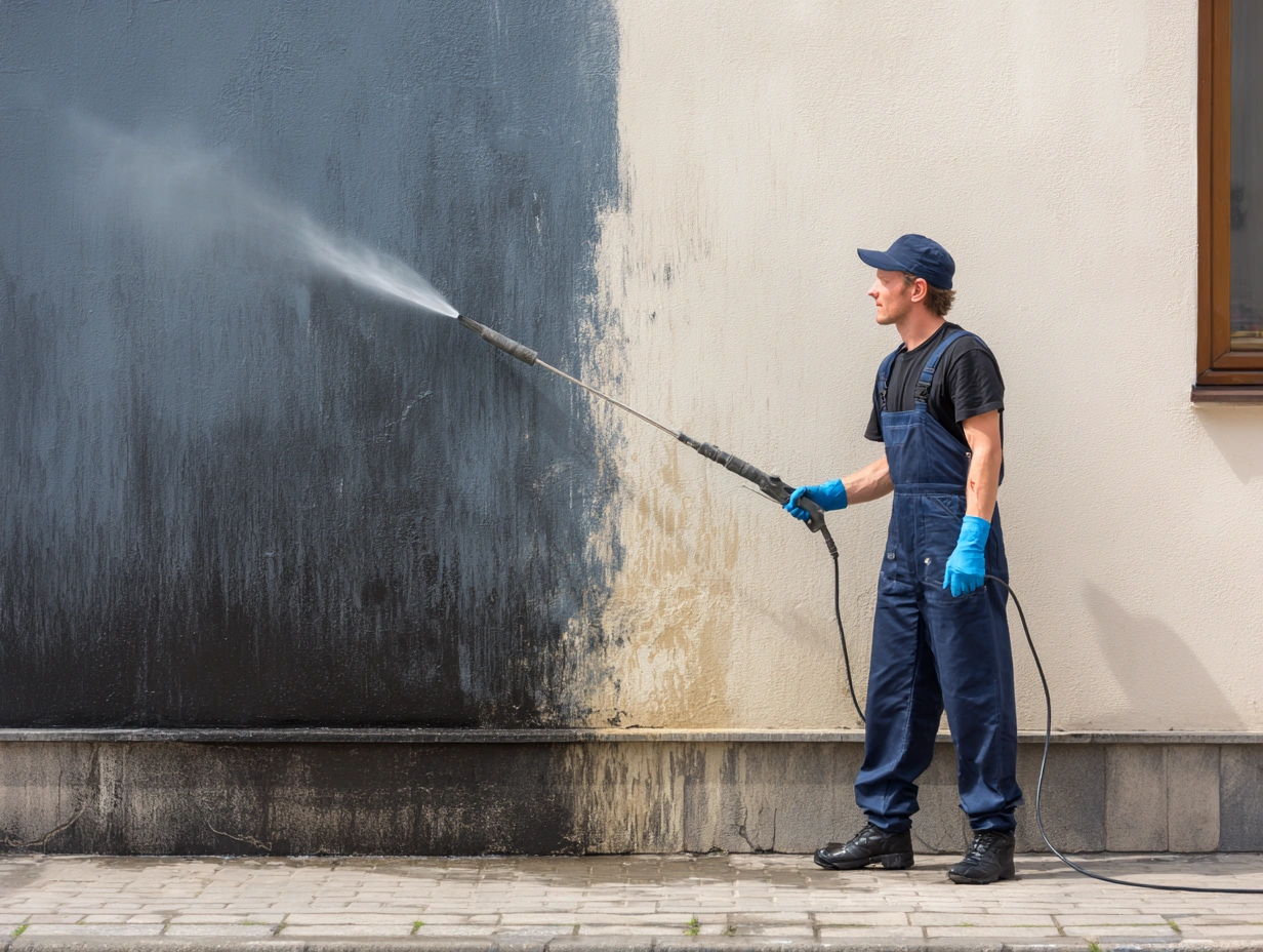 zdjęcie - Mycie elewacji